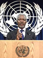 Kofi Annan, secretario general de la ONU