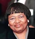 Manto Tshabalala-Msimang, Ministra de Salud del gobierno sudafricano